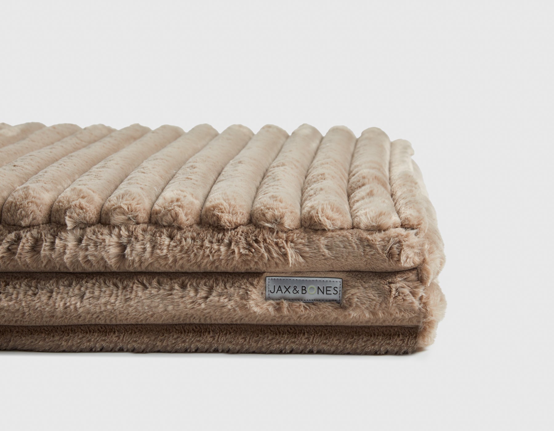 Big Dog XL Orthopedic Pillow With Corduroy Taupe Cover