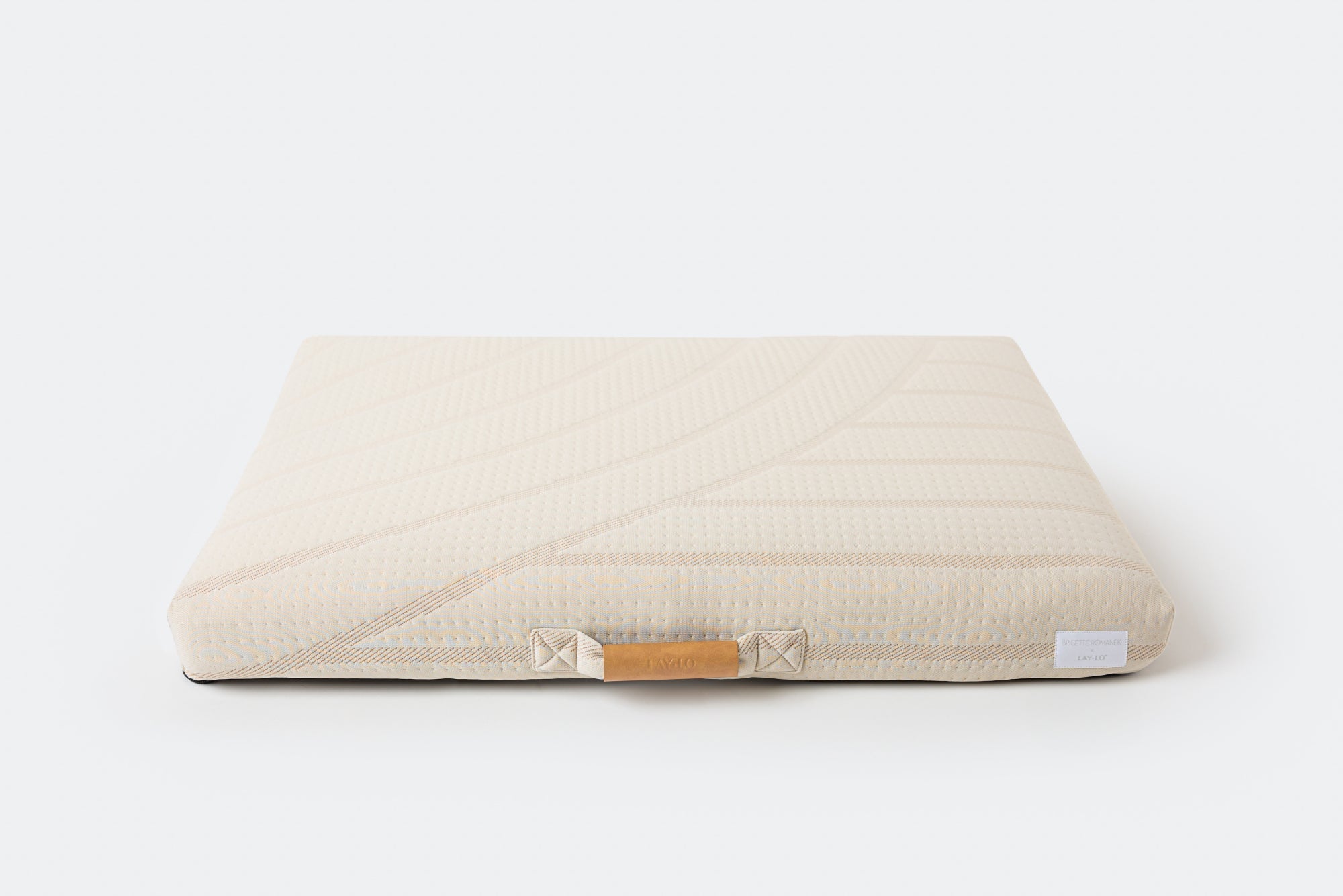 Brigette Romanek Designer | Designer Dog Bed With Removable Luxery Cover - Beige
