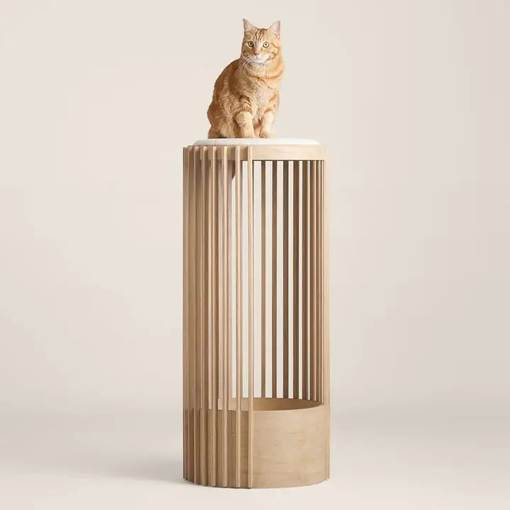 Modern Cat Tower Bed Mid-Century Style