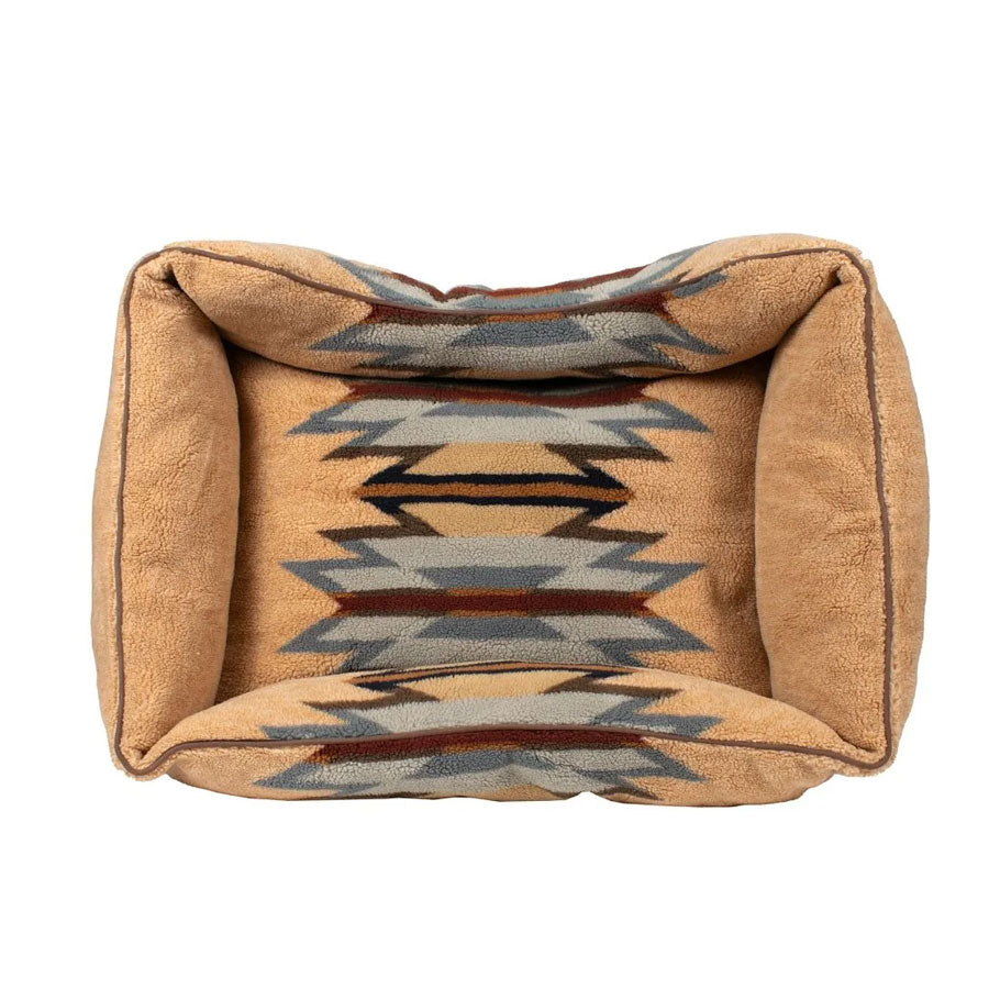 Pendleton Bolster Dog Bed With Removable Berber Cover - Wyeth Trail
