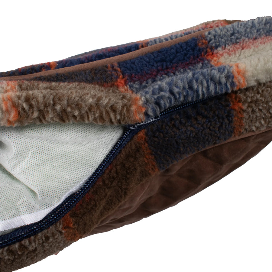 Pendleton Dog Bed Mountain Plaid Pet Napper With Removable Berber Cover
