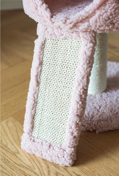 Catry Flamingo Cat Tree with Scratching Pad