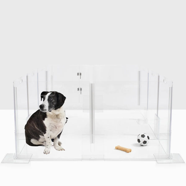 Clear Acrylic Puppy Playpen