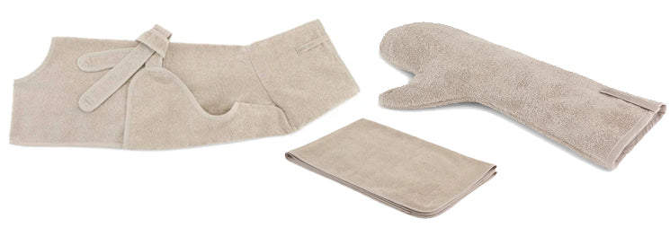 MiaCara Dog Bathrobe & Paw Cleaning Towels