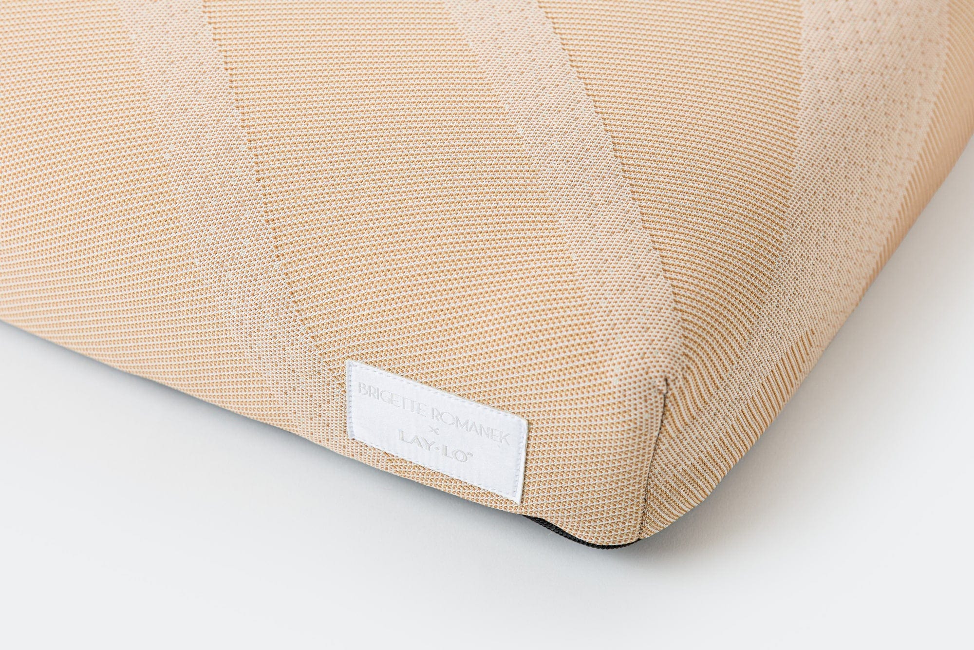 Brigette Romanek | Designer Dog Bed With Removable Luxury Cover - Taupe
