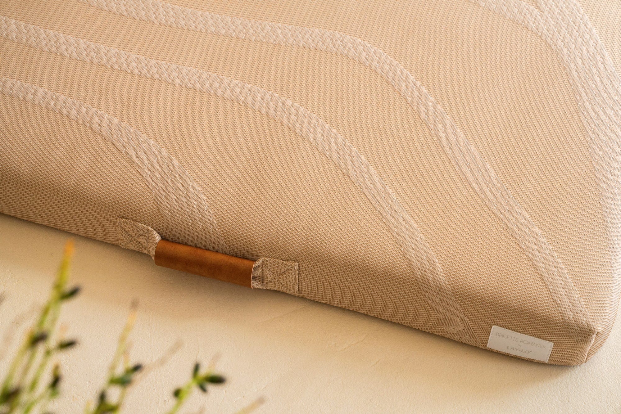 Brigette Romanek | Designer Dog Bed With Removable Luxury Cover - Taupe