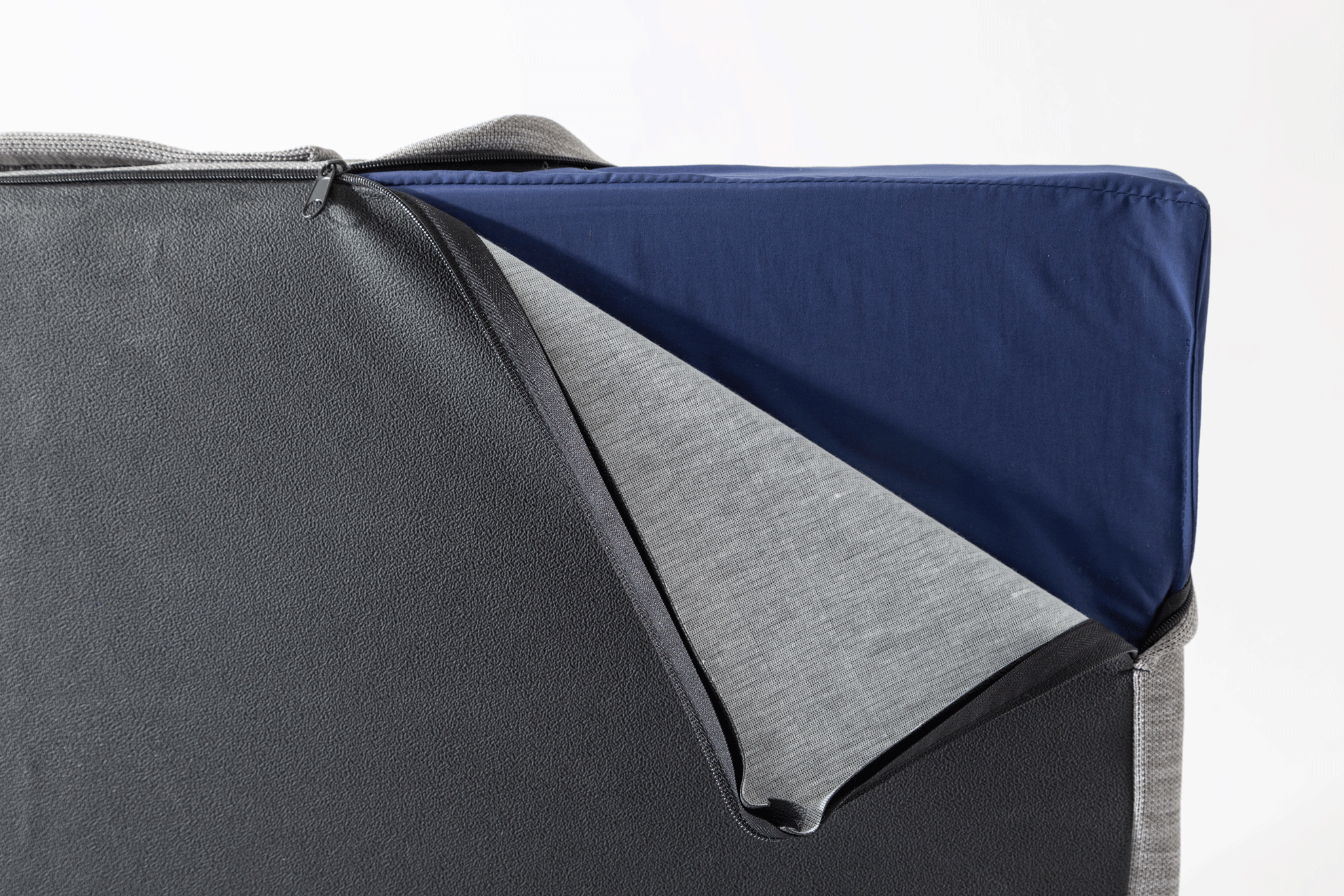 Black Chevron | Designer Dog Bed – Orthopedic, Washable & Removable Cover