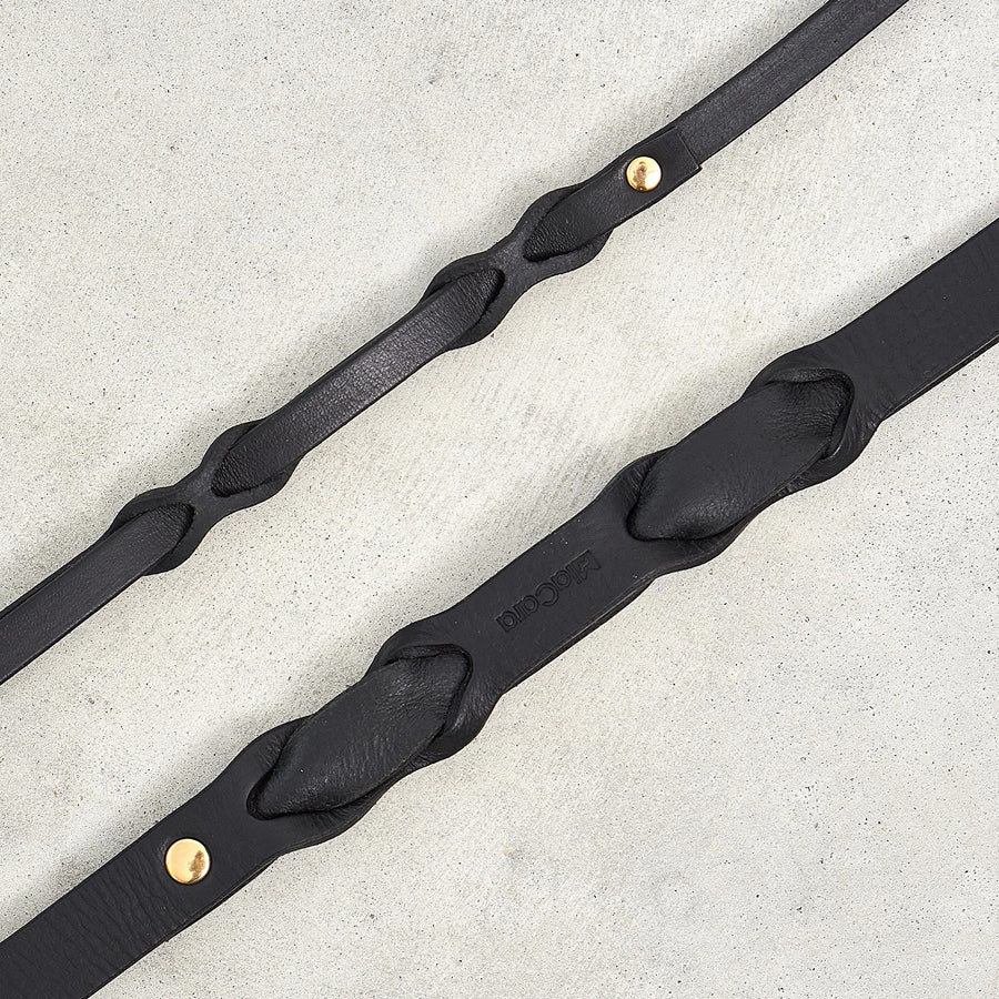 Miacara Siena Leather Dog Collar & Leash