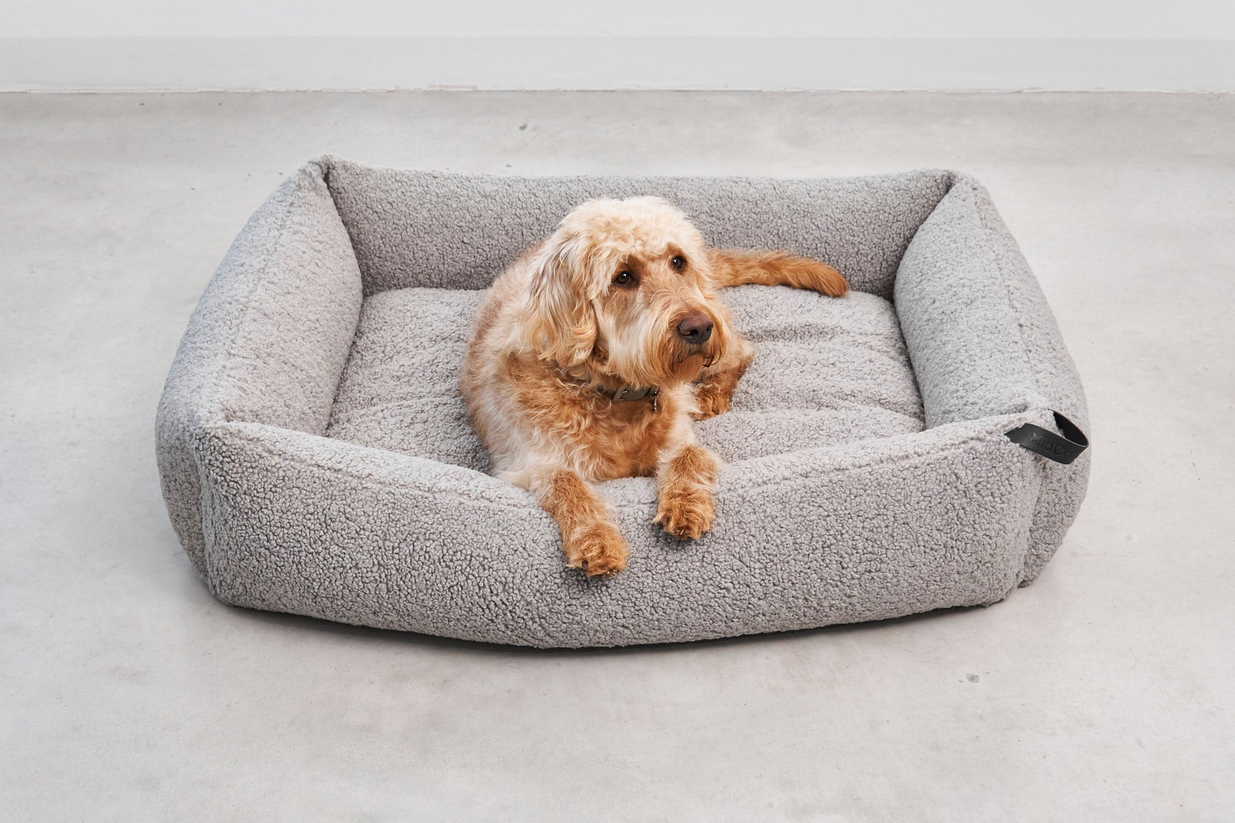 Orthopedic Miacara Luxury Senso Dog Bed With Washable Boucle Cover