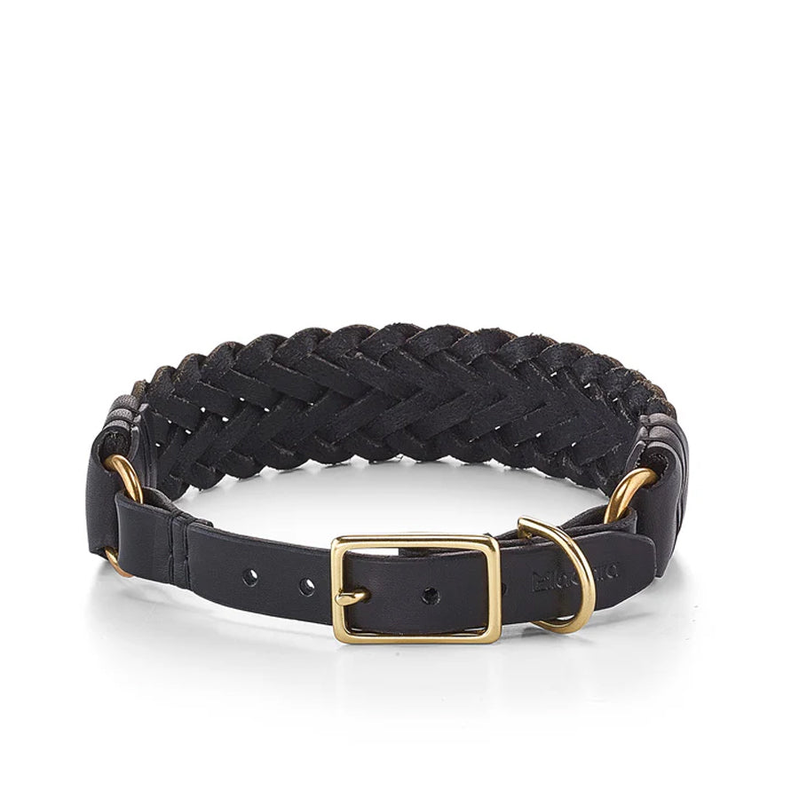 Miacara Leather Dog Collar & Leash Set