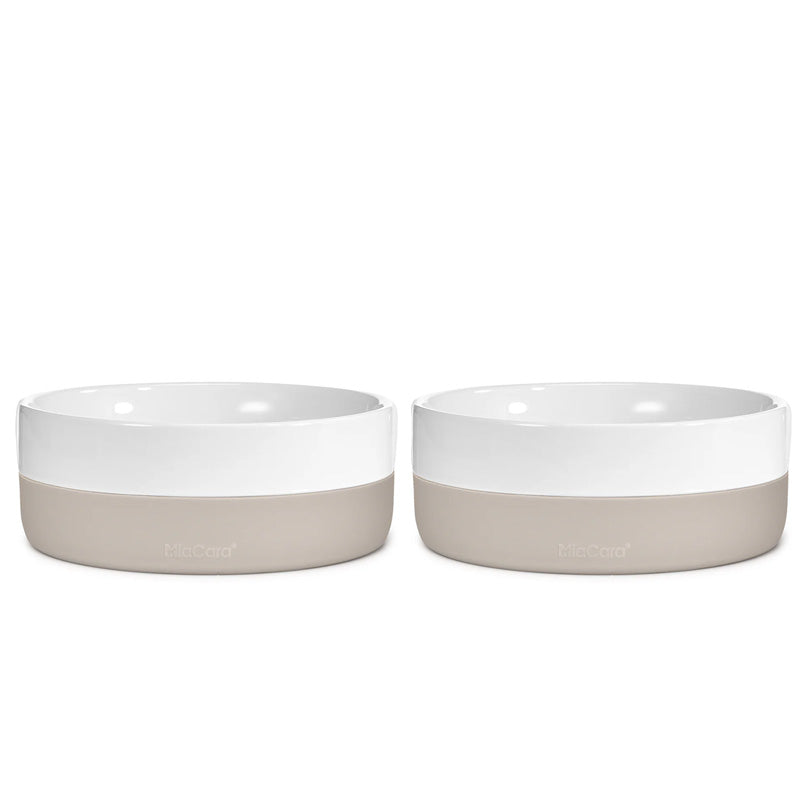 porcelain dog bowl set