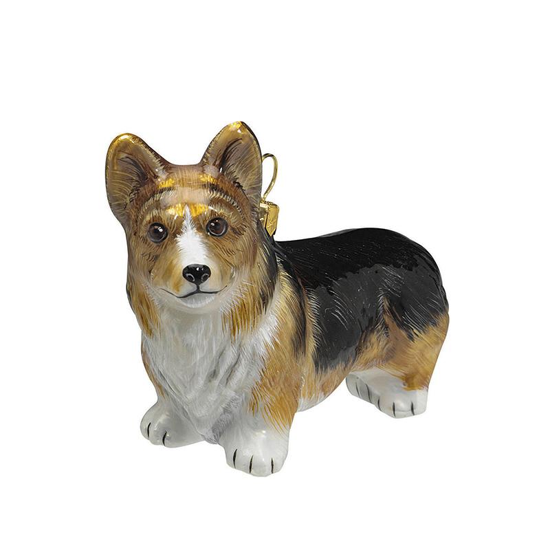 Corgi Dog Breed Christmas Tree Ornament 